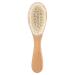 Soft Natural Goat Baby Hair Brush and Infant Head Massage Comb with Wooden Handle - Buy Online on GoSupps.com