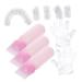 Beavorty 1 Set hair oil applicator hair coloring kit hair coloring tools hair oil bottle hair dying accessory kit shower caps hair applicator tool hairstyling gloves hair dye bleach plastic 6.9x4.8cm Pink
