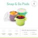 melii Snap & Go Pods 4oz Set of 4 Earth Tones - Buy Online on GoSupps.com