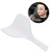 Agatige 2pcs Hairdressing Hairspray Face Shield Plastic Material Dust Proof Barber Face Mask for Salon Styling(Transparent White) - Buy Online on GoSupps.com