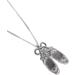 Oralgos Fashionable Ballet Shoe Trailer Necklace for Women - Trendy Dance Choker Wedding & Party Jewelry Silver Birthday Gift Accessory - Buy Online on GoSupps.com