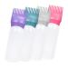 Beaupretty 4pi ces Flacons Applicateurs pour Coloration Capillaire Huile Peigne Int gr Flacons de Teinture Capillaire Outils de Salon