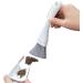 Tub Scrubber - 2 in 1 Tile Tub Scrubber Brush with Dustpan Cleaner Brush Kitchen Supplies for Cleaning Bathroom Shower Tile Grey - Buy Online on GoSupps.com