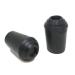fiXte Small Replacement Walking Stick Cane Crutch Hiking Pole Rubber End Ferrule Black 13mm (2)