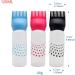 BOKIOESDE Home Barber Shop Portable Hair Dye Applicator Bottle Reusable Washable Filling Brush Dispenser with Scales Hairstyling Red - Buy Online on GoSupps.com
