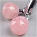 3D Multi-Flour Rose Quartz Face Roller with Stainless Steel Handle - Jade Lift & Firming Massager for Body Back & Arms (Light Red) - Shop Now for Global Shipping - Buy Online on GoSupps.com