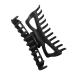 Large 5.5 Inch Frosted Black Hair Claw Clips for Women - Pack of 2 | Non-Slip Big Plastic Hair Clamps | Hair Accessories for Thick Hair (Color A) - Buy Online on GoSupps.com