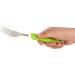 Special Supplies 5-Piece Adaptive Utensils Set - Non-Weighted, Non-Slip Handles for Hand Tremors, Arthritis, Parkinson's, Elderly Use - Stainless Steel Knife, Rocker Knife, Fork, Spoons - Colored - Buy Online on GoSupps.com