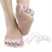 COSYSILK Toe Separators Bunion Pads Toe Spacers for Feet Men and Women - for Hammertoes Bunions Plantar Fasciitis