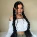 LyoRuSi 30 Inch 2 Pack DIY Braided Ponytail Extension with Hair Tie - Straight Wrap Around Hair Extensions Ponytail (1B) - 2PCS Braided - Buy Online on GoSupps.com