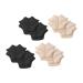 GLEAVI 16 Pairs Anti-Drop Half Size Mat Heel Grip Cushion Heel Cushion for Loose Shoes Heel Cushion Pad Heel Guards Liner Pads Non-Slip Sticker Sponge Elastic Fabric Adhesive