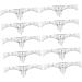 BIUDECO 10pcs Set Microblading Eyebrow Ruler Guide Makeup Stickers Makeup Ruler Tool Make up - Buy Online on GoSupps.com