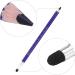 Eyebrow Pencil with Eyebrow Brush Black Brown Gray Double-ended Waterproof Eyebrow Pen Automatic Makeup Tool 19cm (Black) - Buy Online on GoSupps.com