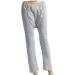 Daily Wear Half-Open Crotch Pants Patient Care Pants Apply to Postoperative Nursing Care of paralyzed fractures L/Large Gray