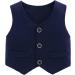 Famuka Baby Boy Formal Outfit Suit | Gentleman Tuxedo 3 PCS | 24 Months Navy - Buy Online on GoSupps.com