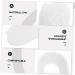 Mobestech Arch Support Insoles - 4 Pairs Foot Pads for O/X Type Leg Correction - TPR White Foot Sleeves for Improved Comfort - Buy Online on GoSupps.com