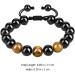 Men's Hematite Motion Sickness Bracelet Set - 2 PCS Magnetic Beaded Wristbands for Car & Seasickness Relief - Buy Online on GoSupps.com