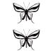 Set of 24 Waterproof Butterfly Temporary Tattoo Stickers - Perfect for Parties (SF183) - Buy Online on GoSupps.com