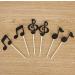 Nenluny 36pcs Music Cupcake Toppers Glitter Music Symbols Notes Cake Toppers for Birthday Baby Shower Wedding Music Party Decoration - Buy Online on GoSupps.com