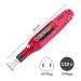 Acrylic Nail Drill Kit Electric Nail File 20000 RPM | Portable Gel Remover & Nail Polishing Machine | Pedicure Set - Red - Buy Online on GoSupps.com
