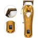 Hair Clippers for Men - High Power Full Metal Body Electric Hair Clipper with Digital Display & Base Charging - Gold Color - Buy Online on GoSupps.com