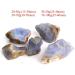 Natural 1 Pack Natural Raw Blue Chalcedony Irregular Thick Banded Agate Crystal Stone Quartz Specimen Minerals ningxiao (Color : 50-70g) - Buy Online on GoSupps.com