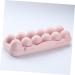 Holibanna 2pcs Anti-Collision Damage Chicken Refrigerator Egg Holder Tray Fridge Egg Container Devil re-usable Pink 30X11X6.5CM - Buy Online on GoSupps.com