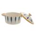 VICASKY Complementary Kids Desserts Cooking Creative with Eating Home Kitchen Dual-Handle Dessert Ceramic