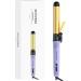 ZAVAREA 1 1/4 Inch Automatic Curling Iron - 2024 Upgrade Dual Voltage Self-Curling Wand for Long Hair Extra-Long Barrel - Effortless Waves & Beach Curls in Purple - Buy Online on GoSupps.com