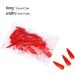 dijiusidy 1 Set Press on Nails Almond Fingernails Stick Solid Color Full Cover Art Decals Salon Supplies DIY Decorations No.6 red - Buy Online on GoSupps.com