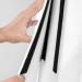 GOHOOK 2 Inch Adhesive Black Hook and Loop Tape - 5 Yards  Heavy Duty Strips/Industrial Strength Sticky Fastener 2 inch 1 - Buy Online on GoSupps.com