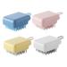 Magiclulu 4 piece massage shampoo brush massage comb shampoo for thick hair scalp ridge back scrubber made of silicone shampoo hair washer made of silicone baby comb pebble gel shower head body