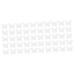 VILLCASE 60 Pcs Double Embroidered Butterfly Clothing Embroidery Cloth Sticker Jewel Stickers Flower Decorations Clear Hair Clips Wedding Ceremony Decorations Organza 3d Lace White Supplies