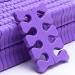 100 Pieces Purple Toe Separators for Pedicure | Soft Nail Art Dividers & Spacers | Manicure Tools & Gel Nail Painting Accessories - Buy Online on GoSupps.com
