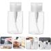  SOESFOUFU Set of 2 Refillable 300ml PETG Travel Bottles Leak-Proof Airtight Toiletry Containers with Pump - Buy Online on GoSupps.com