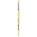 da Vinci Graphic Design Series 113 Stencil Brush, White Chinese Hog Bristle with Long Plainwood Handle, Size 2 Long Plainwood Hog Bristle Size 2
