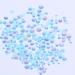 Mixed 1000pcs 2-6mm Light Blue AB Resin Nail Rhinestones 3D Non Hotfix Glitter Round Flatback Nail Stones Strass Gems Diamonds DIY Nail Art Decoration (12 Light Blue AB) - Buy Online on GoSupps.com