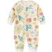 MAMIMAKA Cotton Footed Pajamas for Newborn Boys and Girls - Long Sleeve, 0-3 Months - Buy Online on GoSupps.com