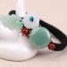Beaupretty Antique Chinese Style Jade Hair Tie - Elastic Ponytail Holder for Women and Girls - Buy Online on GoSupps.com