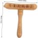 Lurrose Wooden Gua Sha Stick - Back Massager & Scratch Tool for Thai Massage - Beech Wood Therapy Device 18x17.5cm - Buy Online on GoSupps.com