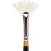 KINGART Original Gold Specialty 9246 Series Synthetic Bristle Rake Fan Brush (Size 2) - Black/Gold - Buy Online on GoSupps.com