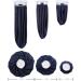 Capshat Ice Bag - Refillable Pain Relief for Injuries, Menstrual Cramps, Headaches - Hot/Cold Therapy Water Bag - Reusable Cold Pack (Black 6/9/11 Wrap) - Buy Online on GoSupps.com
