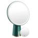 Tanmicoshomy Makeup Mirror with Lights and 5X Magnification for Desk  31 Inches USB-Cable Rechargeable Lighted Makeup Mirror  3 Color Dimmable Lighting Modes & Touch Screen  Green