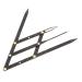 Mobestech 7 Pcs Second Generation Brow Shaping Kit Metal Eyebrow Ruler Eyebrow Positioning Tool 25x5x0.6cmx7pcs Blackx7pcs