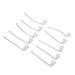 Hearing Amplifier Sound Tube ANGGREK Connection Set Silicone Earplugs BTE Hearing Amplifier Accessories (Large)