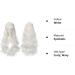 YEESHEDO 32 Long Wavy Curly Hair Cosplay Wig with Bangs - White | Heat Resistant Synthetic Wig for Women & Girls | Party Costume Anime Halloween - Buy Online on GoSupps.com