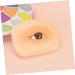 Professional Mold Reusable Blank Skin Silicone Up Simulated Left Eye Tool Make Practicing Practice 6.9x5.2cm As Shown 2 - Buy Online on GoSupps.com