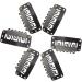20 Pcs Dark Brown 32mm Metal Snap Clips for Hair Extensions and Wefts - Buy Online on GoSupps.com