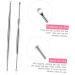 Hemoton 3pcs Stainless Steel Ear Cleaner Set - Ear Scoop, Ear Spoon, Wax Remover - Silver Earmuffs for Gentle Ear Cleaning - Buy Online on GoSupps.com