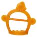 Colcolo Baby Molar Stick Toy Food System Silica Design Anti-Eeating hand toothbrushes for toddlers toddlers orange